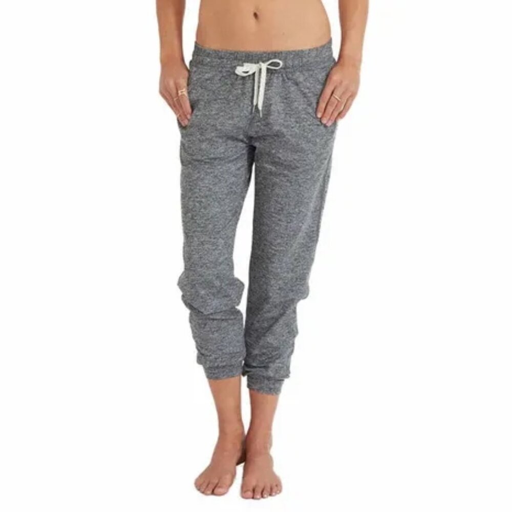 Vuori Heathered Gray Drawstring Joggers
